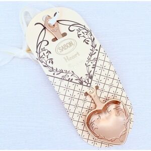 Sabon Heart Shaped Spoon 12 X 3.5 cm For Scrub & Powder, Zinc Alloy Metal RARE